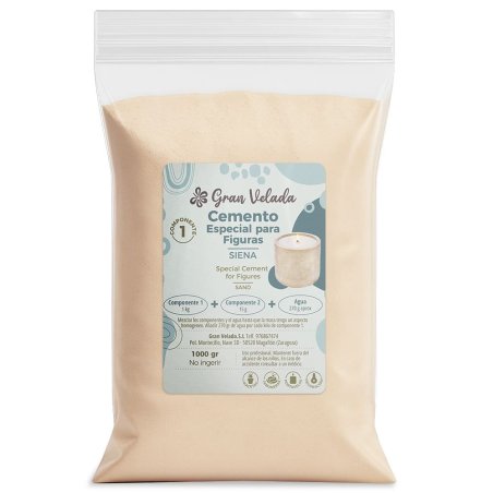 Cemento para figuras color siena al por mayor