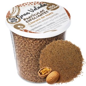 Particulas esfoliantes casca de noz 500 micras