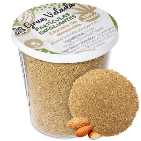 particulas de almendra exfoliantes