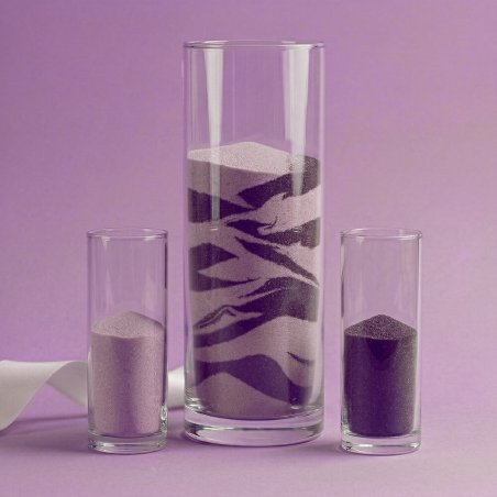 arena rosa bush de grano fino