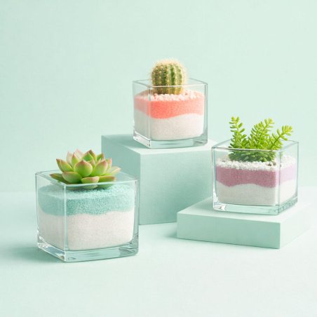 arena fina rosa blush