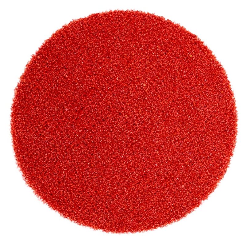 Arena fina roja carmesí