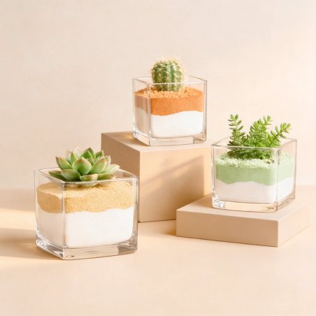 arena de grano fino ocre en maceta 6