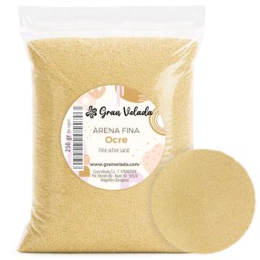 Arena fina ocre