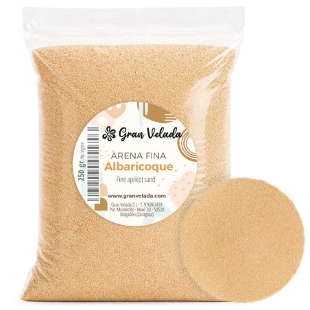 arena decorativa albaricoque