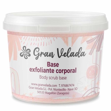 Base para hacer exfoliante corporal natural