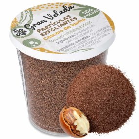 Particulas exfoliantes de cascara de karite 500 micras