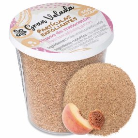 Particulas exfoliantes hueso de melocoton 500 micras