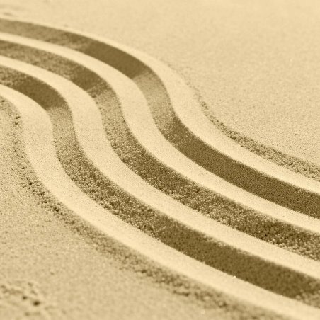 Arena fina color avellana