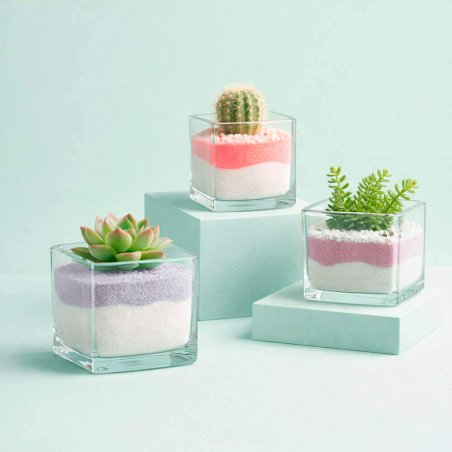 arena fina rosa vintage en maceta 6