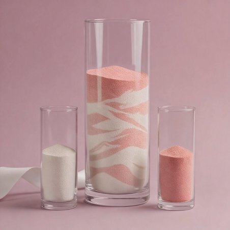 arena fina rosa vintage 5