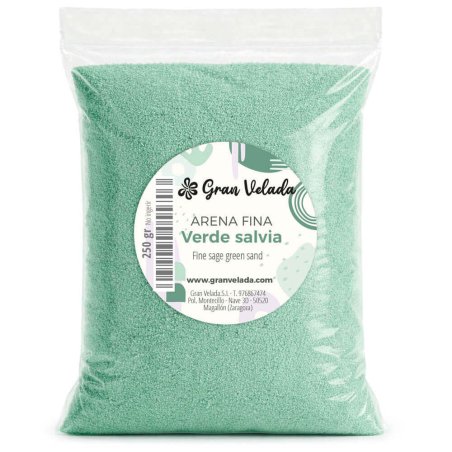 Envase arena fina verde salvia 3