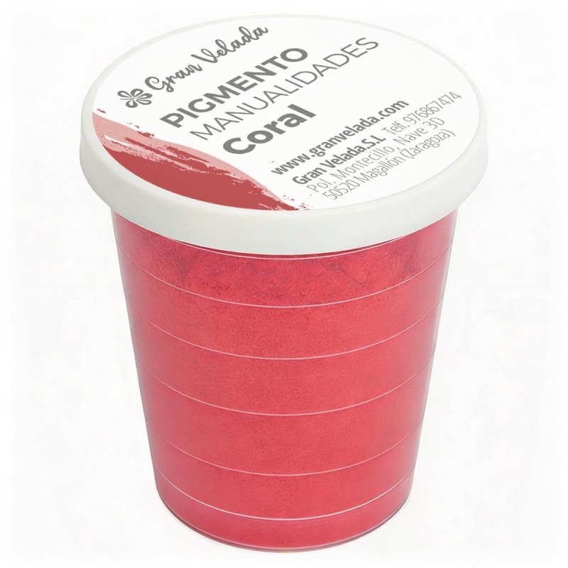 Pigmento coral para manualidades
