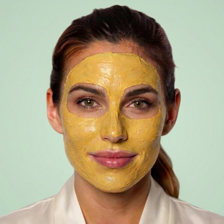 base de mascarilla amarilla