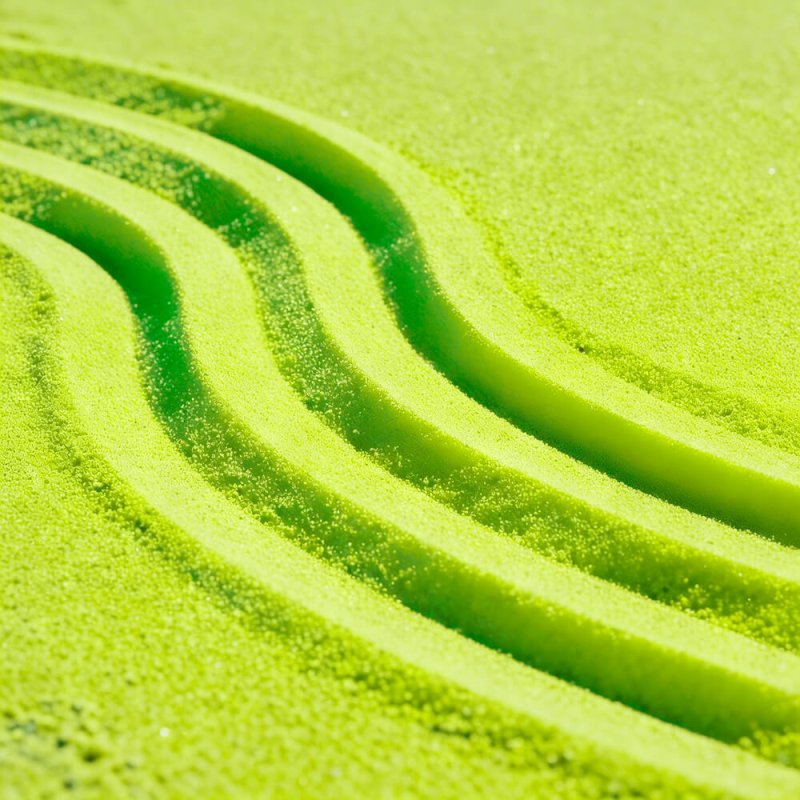 Arena de grano fino amarillo neon