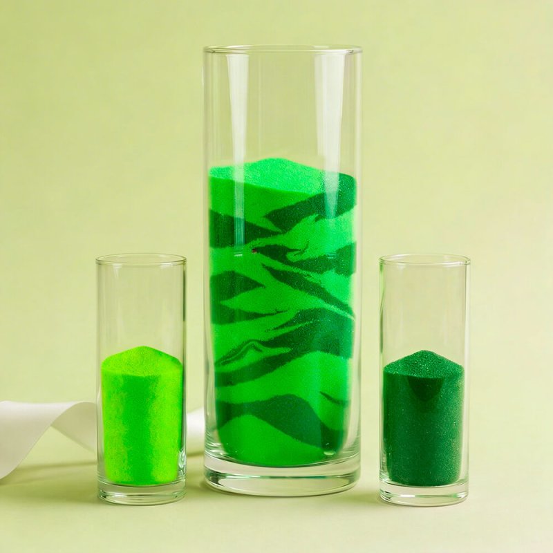 Arena de grano fino lima neón 5