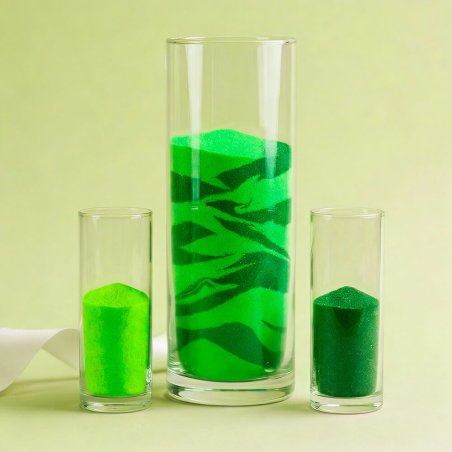 Arena de grano fino lima neón 5