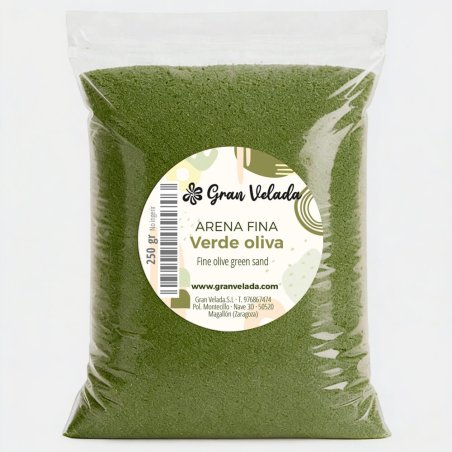Arena de grano fino verde oliva 3
