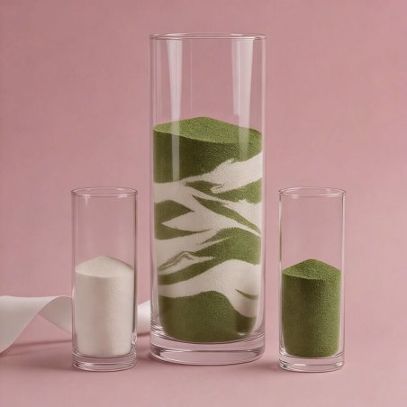 Arena de grano fino verde oliva 5