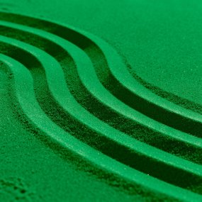 Arena fina verde menta