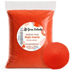 Areia fina vermelho Marte