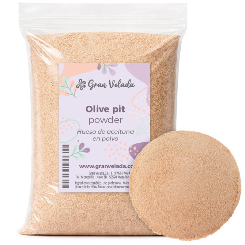 Hueso de aceituna en polvo