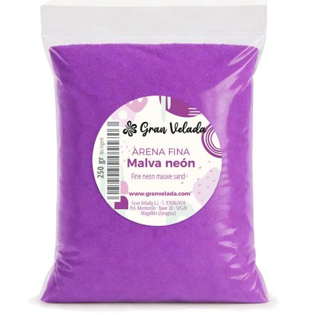 Arena de grano fino malva neon 3