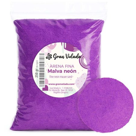 Arena de grano fino malva neon 2