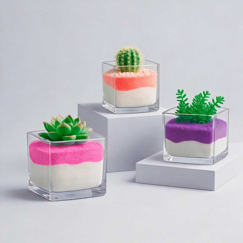 Arena de grano fino malva neon 6