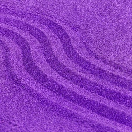Arena decorativa violeta neon
