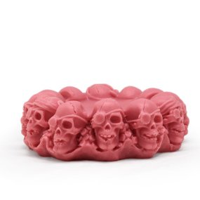 Molde para sabonete grande caveiras