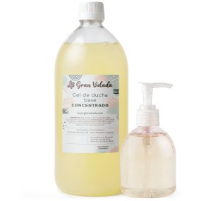 Gel douche base suspension