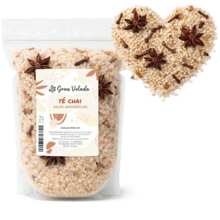 Sales aromaticas de te chai