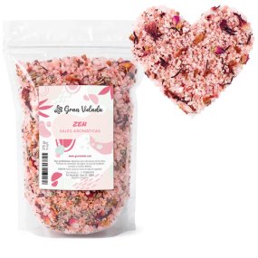 Sales aromaticas zen con pétalos de flores
