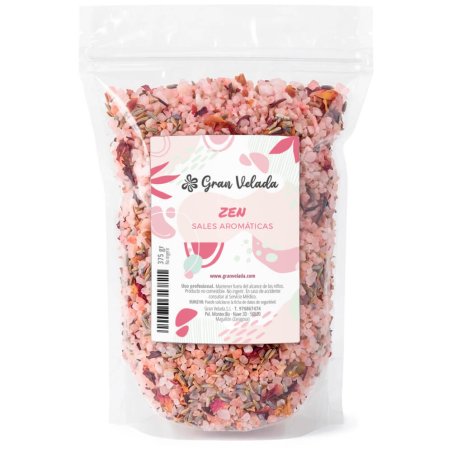 Sales aromaticas zen con pétalos