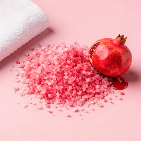 Sales con tinte granate, bombas de baño 4