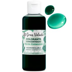 Corante verde-esmeralda sais e bombas de banho