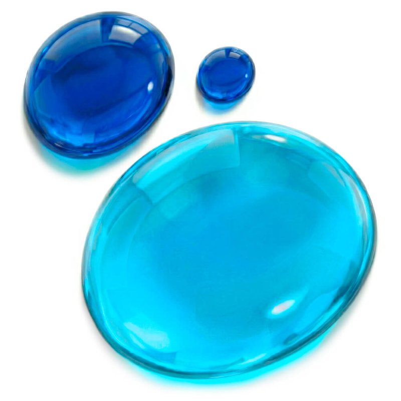 Gotas tinte turquesa para sales de baño 3