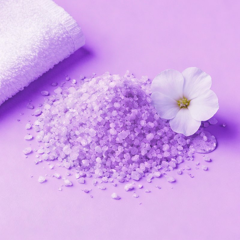 Tinte violeta para sales de baño 4