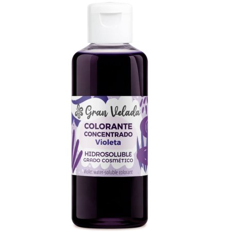Tinte violeta para sales de baño 2
