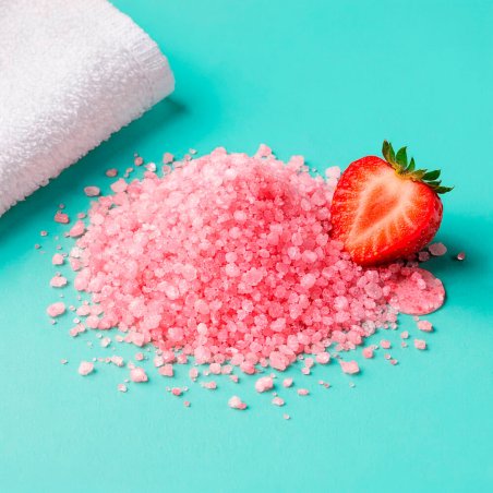 Tinte rojo fresa para bombas de baño 4