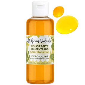 Tinte amarillo limon sales y bombas de baño