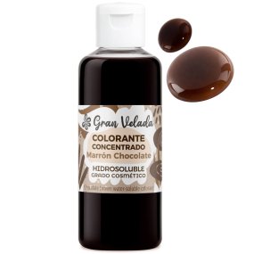 Sel de chocolat à colorant brun et bombes de bain