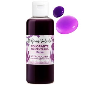 Tinte malva para bombas de baño y sales