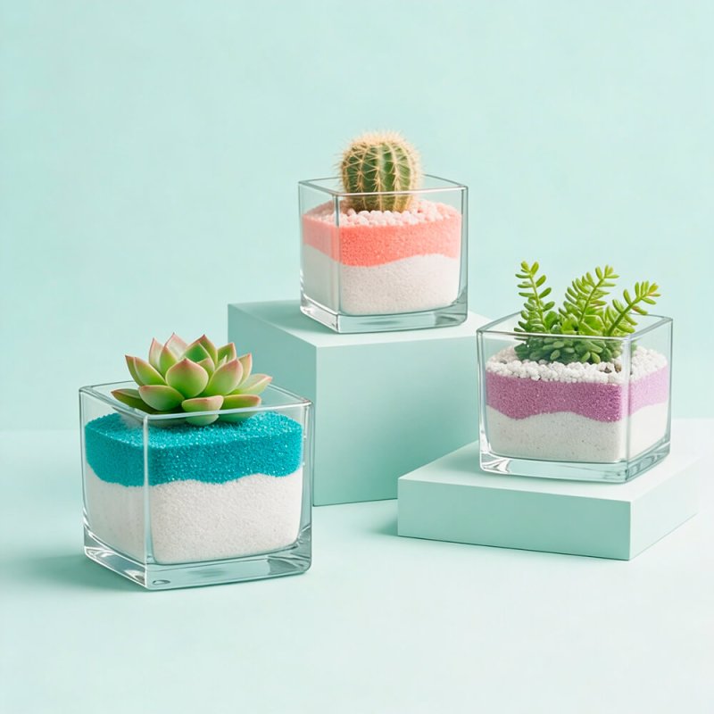 Arena de grano fino azul caribe 6