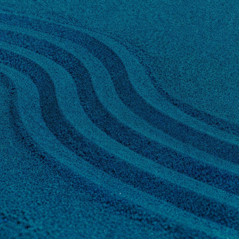 Arena decorativa azul marino