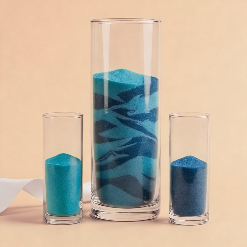 Arena de grano fino azul marino 5