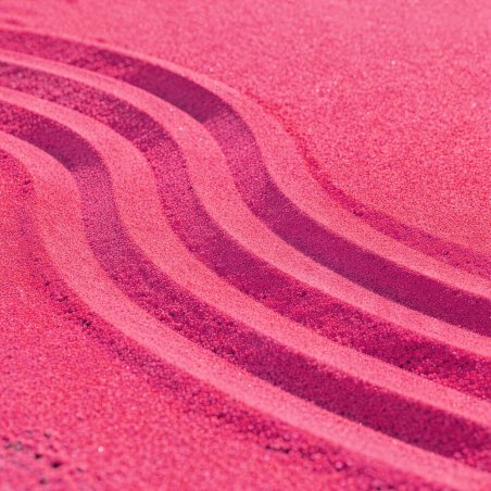 Arena decorativa rosa neon