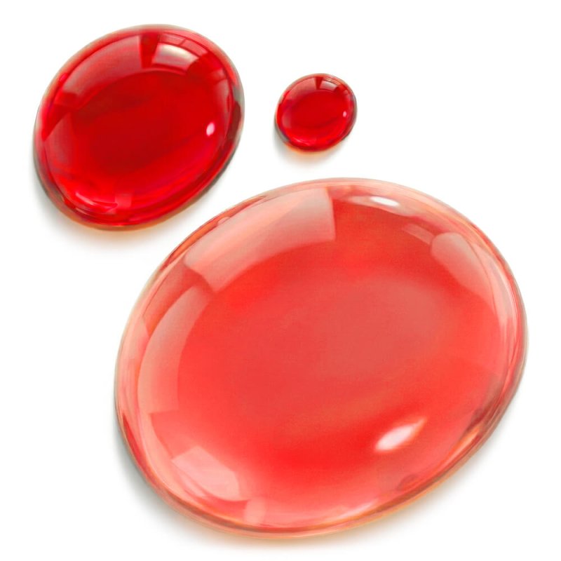 Tinte rojo vivo para bombas de baño 3
