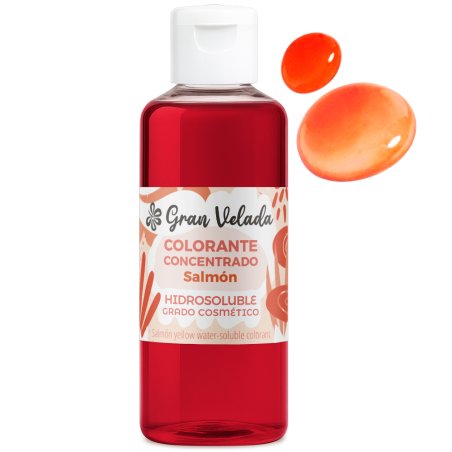Tinte salmon para bombas de baño